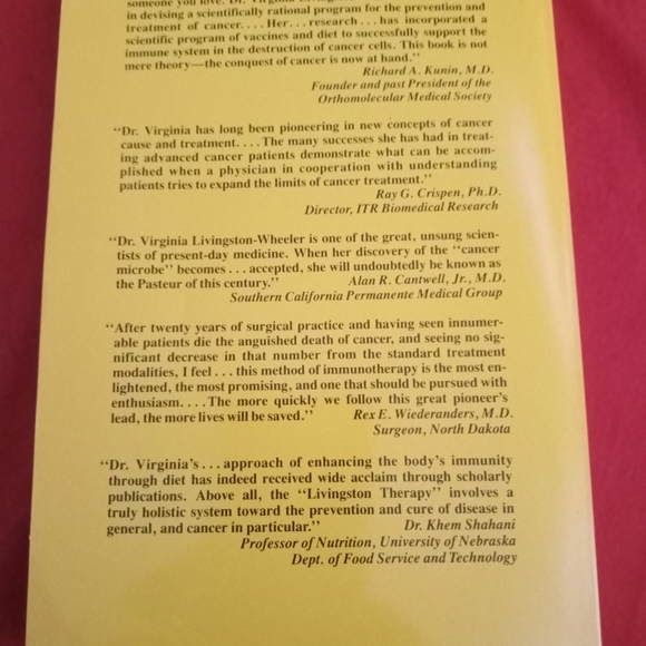 The Conquest of Cancer Paperback, 1984 - Picture 3 of 3